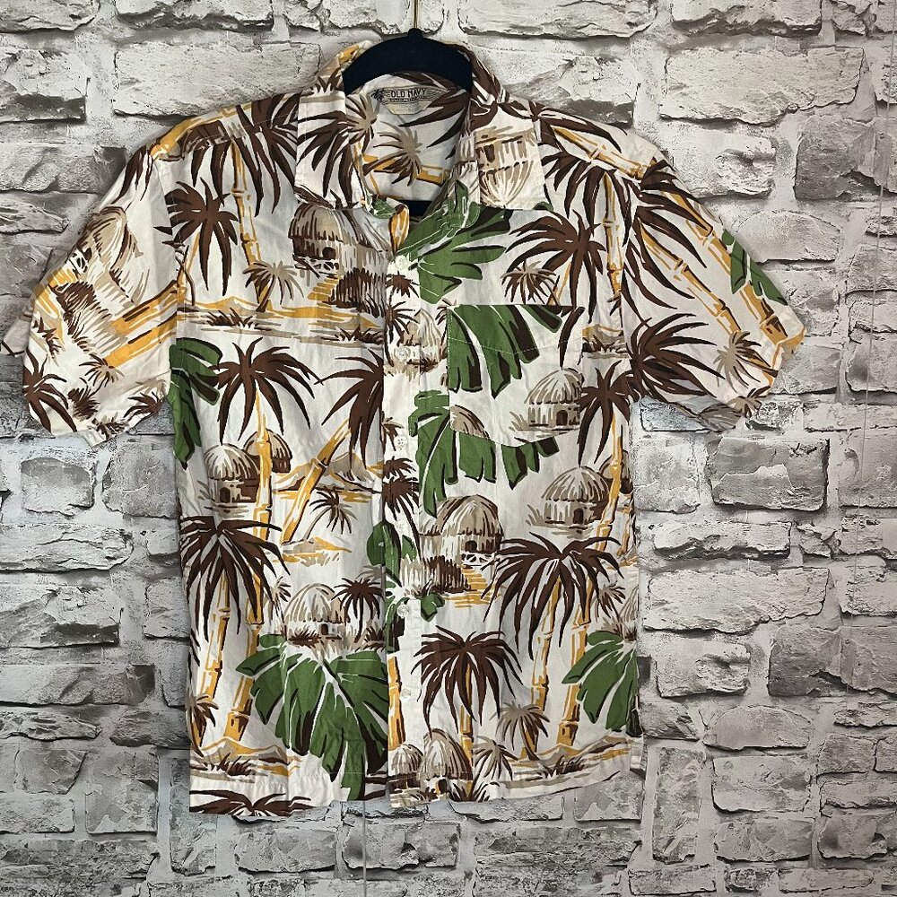 Old Navy Hawaiian Button-Up Shirt